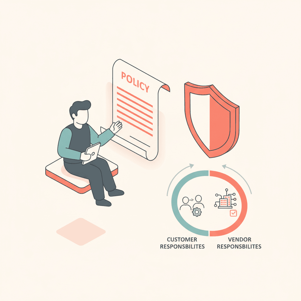 HIPAA notice and shared responsibility for ABA software