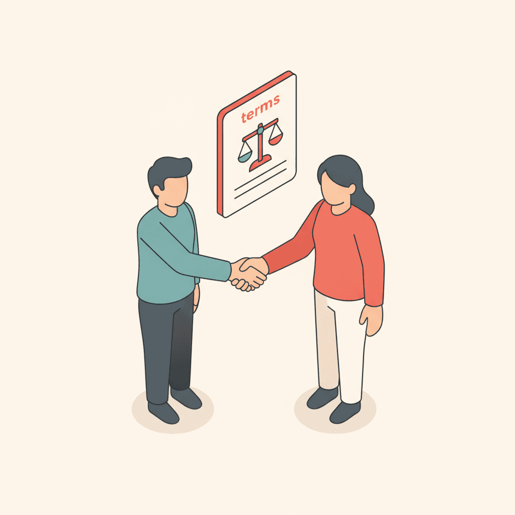 Terms of service agreement