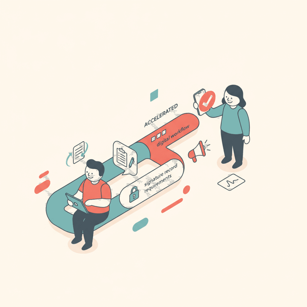 Illustration for Digital Plan of Care Signing: Faster Parent Engagement