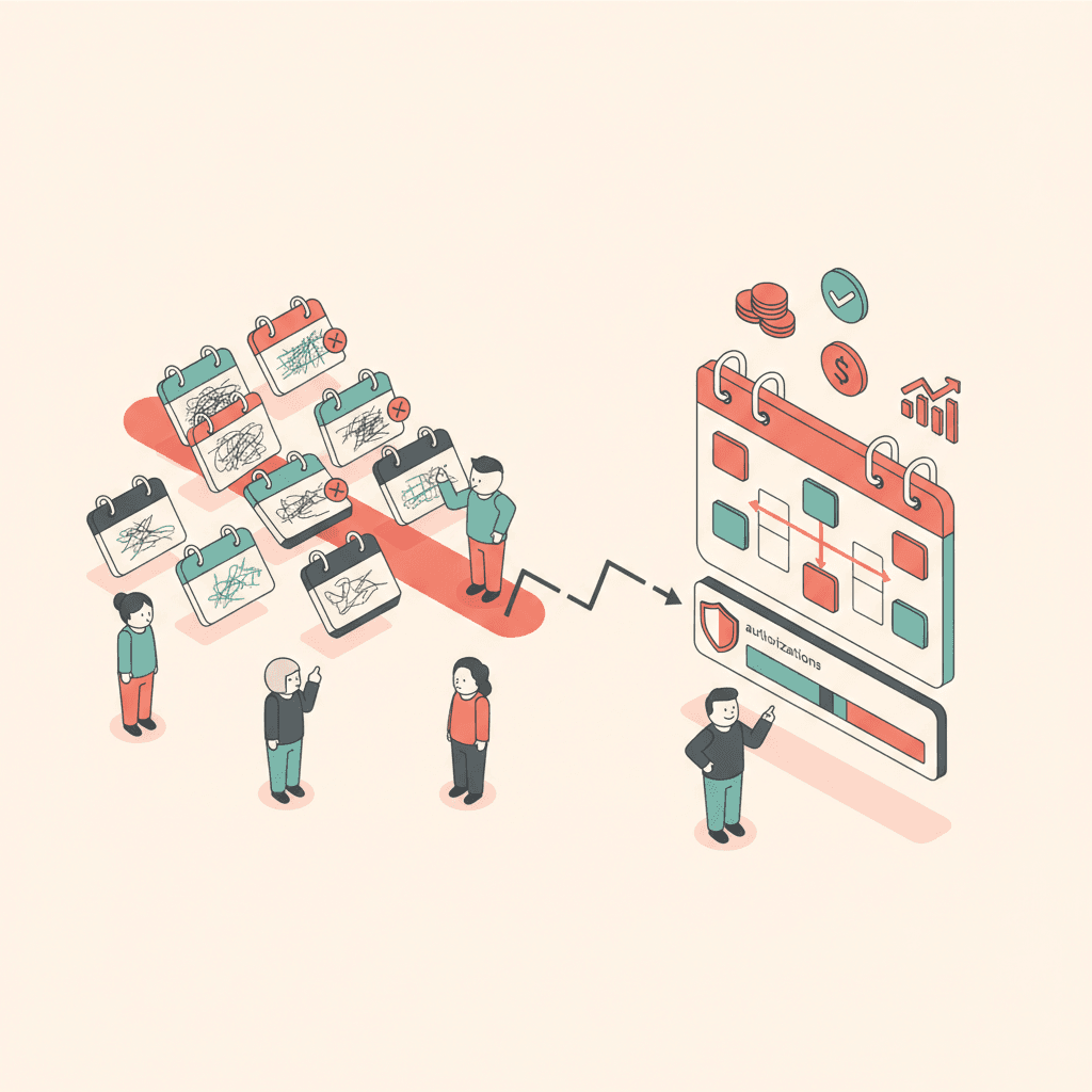 Why Scheduling Must Connect to Authorizations in ABA
