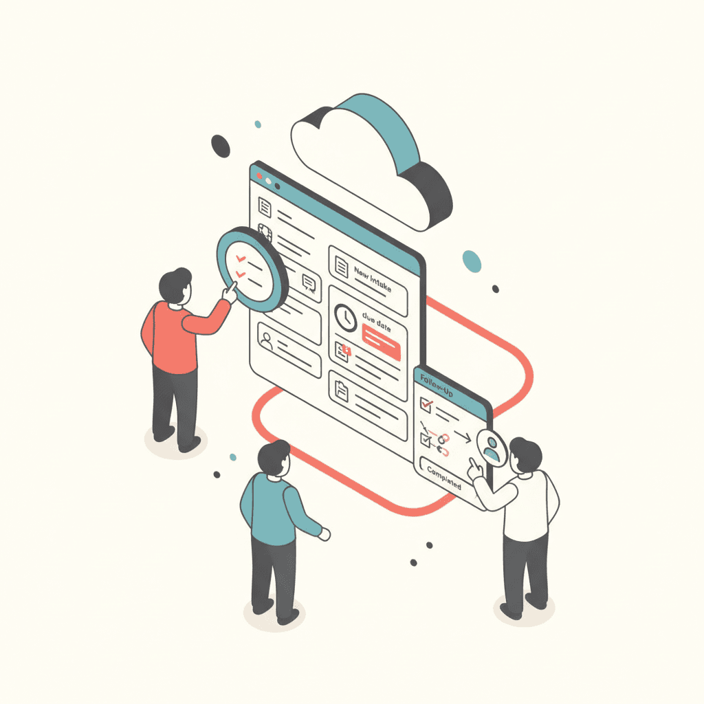 Illustration for Task Management for ABA Intake Teams: Nothing Falls Through
