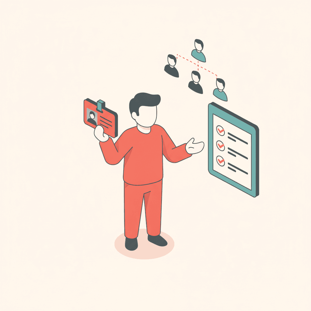 Staff onboarding and an organization chart